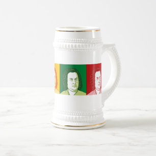 Johann Sebastian Bach Portrait Bierglas