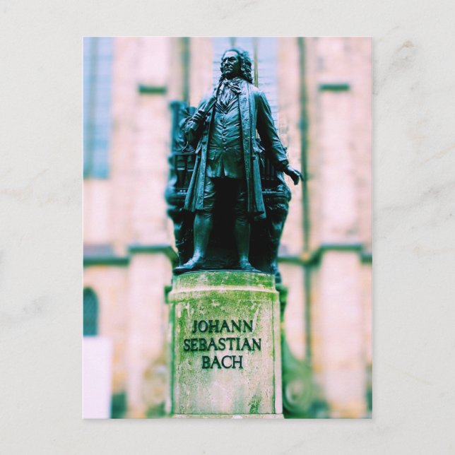 Johann Sebastian Bach Postkarte (Vorderseite)