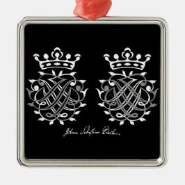 Johann Sebastian Bach Siegel Ornament Aus Metall