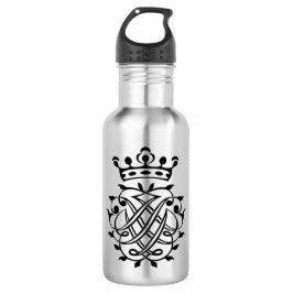 Johann Sebastian Bach Siegel Wappen Monogram Insig Edelstahlflasche