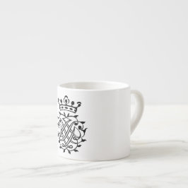 Johann Sebastian Bach Siegel Wappen Monogram Insig Espressotasse
