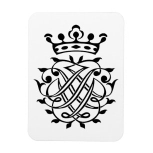 Johann Sebastian Bach Siegel Wappen Monogram Insig Magnet