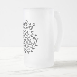 Johann Sebastian Bach Siegel Wappen Monogram Insig Mattglas Bierglas