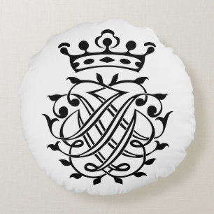 Johann Sebastian Bach Siegel Wappen Monogram Insig Rundes Kissen