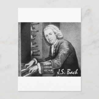 Johann Sebastian Bach Stuff Postkarte