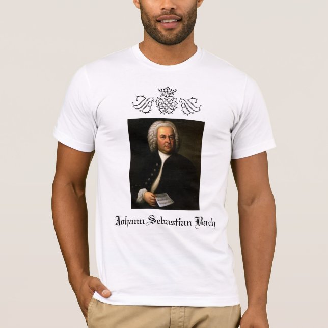 JOHANN SEBASTIAN BACH T-Shirt (Vorderseite)
