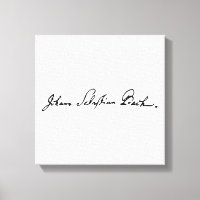 Johann Sebastian Bach Unterschrift