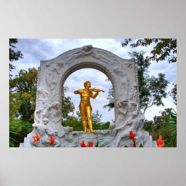 Johann Strauß II Poster (Vorne)