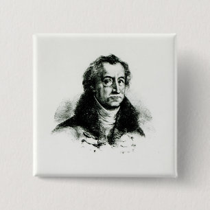 Johann Wolfgang Goethe graviert durch Delacroix Button