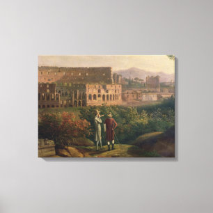 Johann Wolfgang von Goethe Besuchen Leinwanddruck