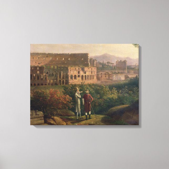Johann Wolfgang von Goethe besucht Leinwanddruck (Vorderseite)