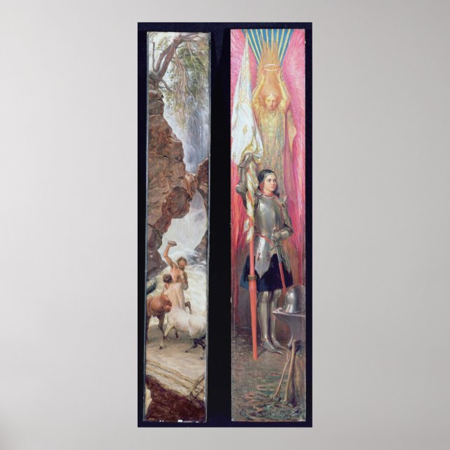 Johanna von Arc, 1890er Poster (Vorne)