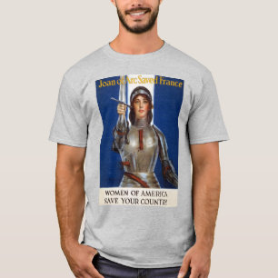 Johanna von Orléans französische Heldin, Ritterin T-Shirt
