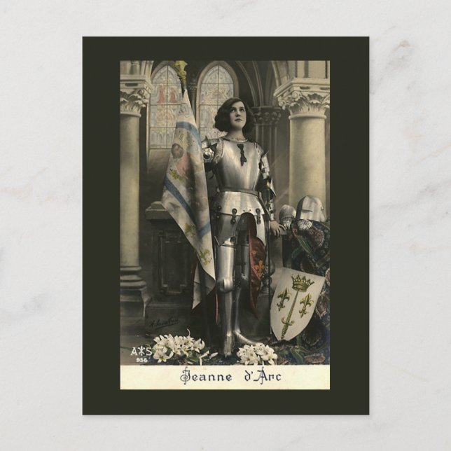 Johanna von Orléans Postkarte (Vorderseite)