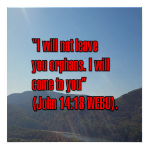 Johannes 14:18 WEBU Poster