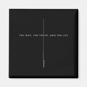 Johannes 14 6 Jesus ist König Der Weg Die Wahrheit Magnet