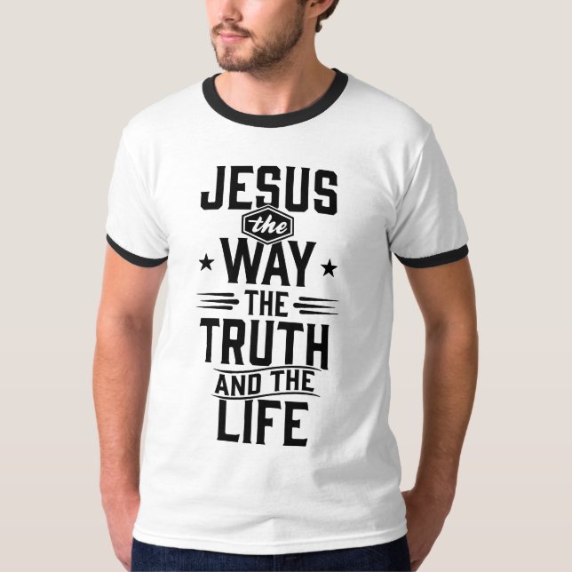 Johannes 14:6 T-Shirt (Vorderseite)