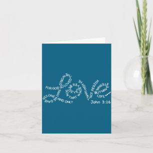 Johannes 16 Valentinstag Liebe Christliches Design Karte