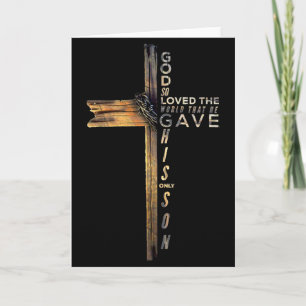Johannes 3_16 Christliches Kreuz Bibel 2025 Update Karte