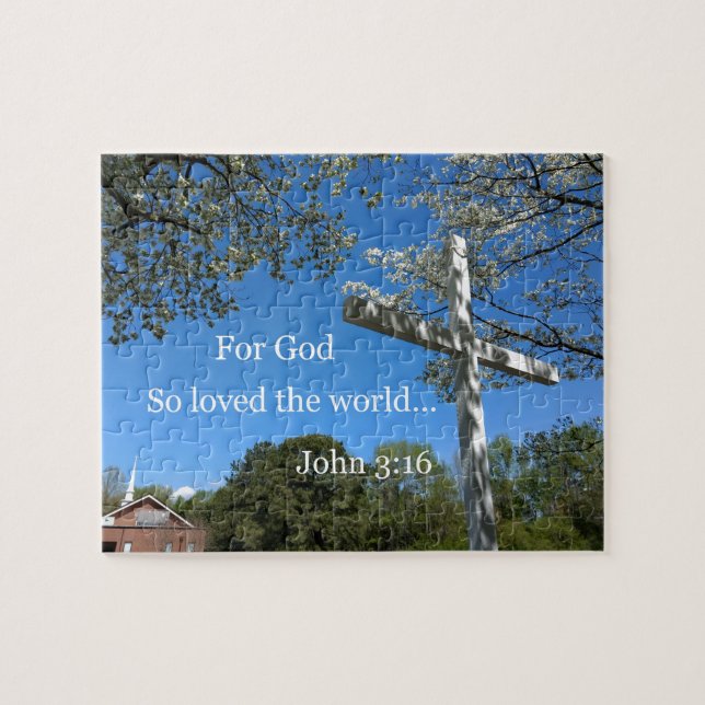 Johannes 3:16 Denn so liebte Gott die Welt (Horizontal)