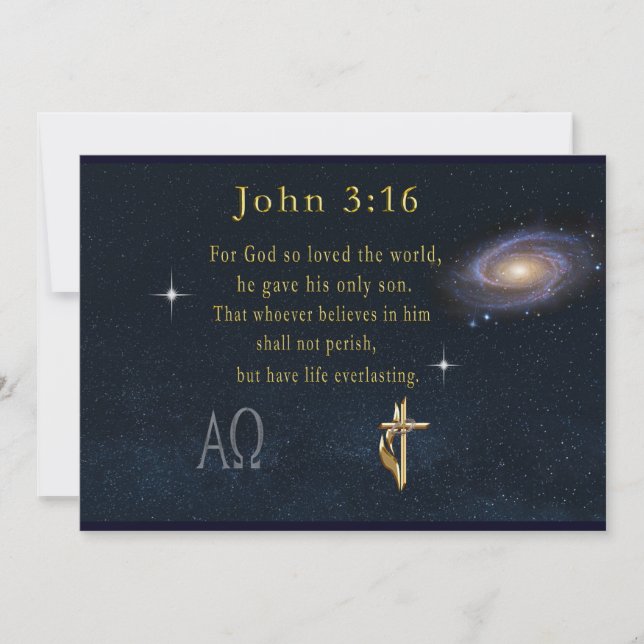 Johannes 3:16 einladung (Vorderseite)
