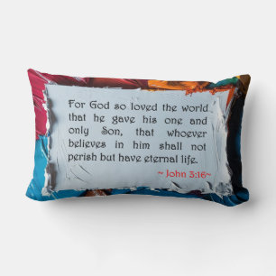 Johannes 3:16 lendenkissen