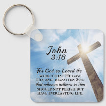 Johannes 3:16 So liebte Gott das Weltholzkreuz