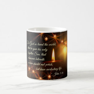 Johannes 3:16 So liebte Gott die Welt, die Schrift Kaffeetasse