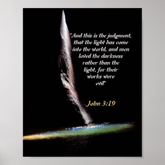 Johannes 3:19 poster