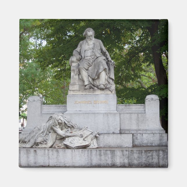 Johannes Brahms Magnet (Vorne)