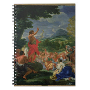 Johannes das Baptist-Predigen, gemalt vor 169 Notizblock