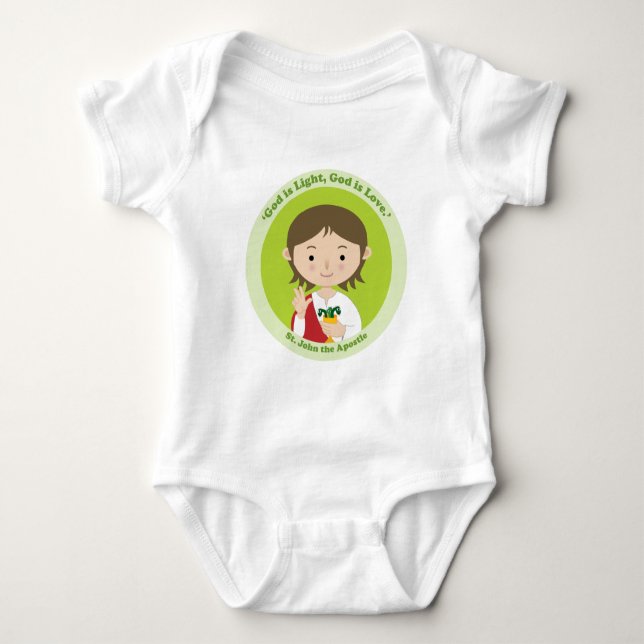 Johannes der Apostel Baby Strampler (Vorderseite)