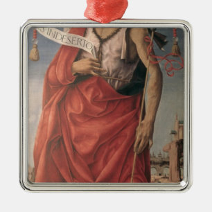Johannes der Baptist 2 Silbernes Ornament