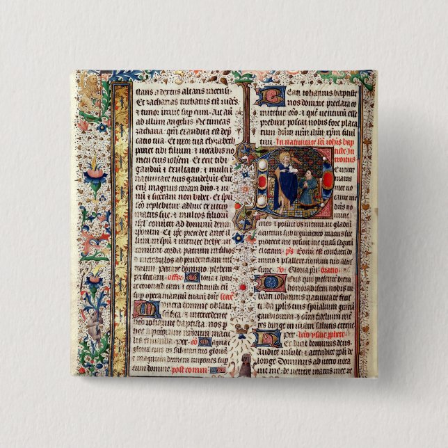 Johannes der Baptist Button (Vorderseite)