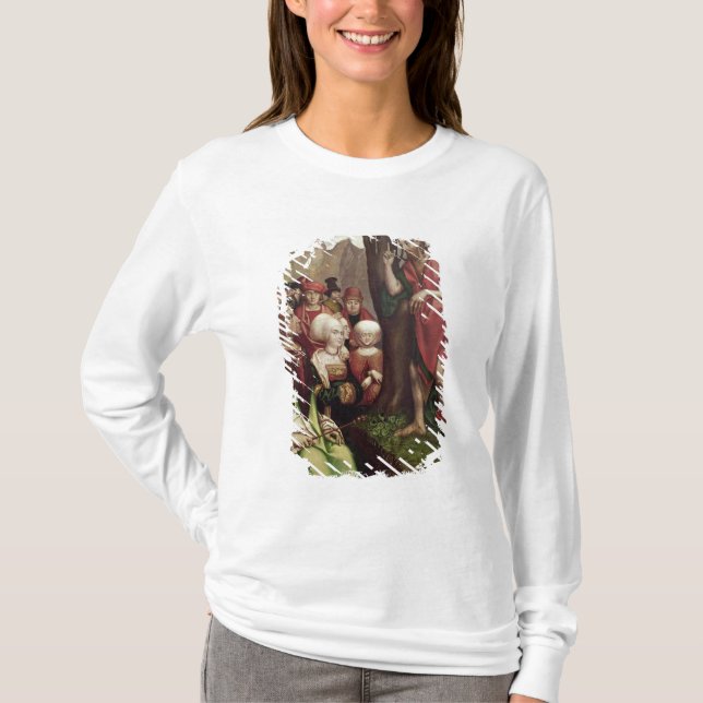 Johannes der Baptist, der vor Herod predigt T-Shirt (Vorderseite)