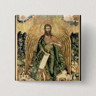 Johannes der Baptist, Engel der Wildnis Button