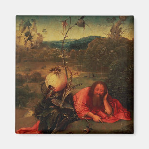 Johannes der Baptist in der Meditation Magnet