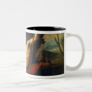 Johannes der Baptist in der Wildnis Zweifarbige Tasse