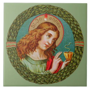 Johannes der Evangelist (JMAS 06) Fliese