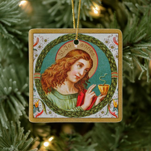 Johannes der Evangelist (JMAS 06) Keramikornament (Baum)