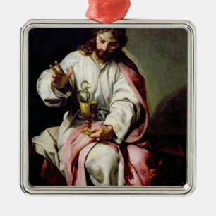 Johannes der Evangelist und die vergiftete Schale Ornament Aus Metall