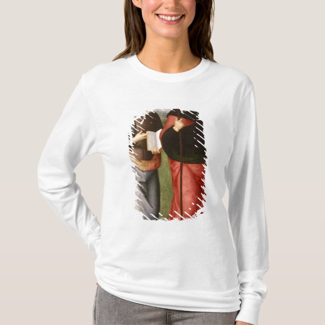 Johannes der Evangelist und St Augustine von T-Shirt (Vorderseite)