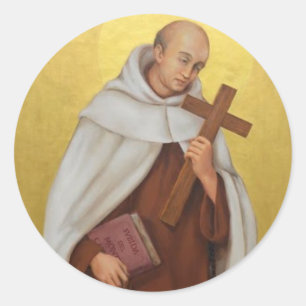 Johannes der queren Carmelite Heiligen Runder Aufkleber