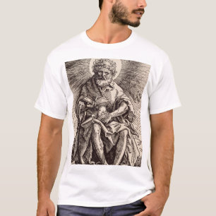 Johannes der Täufer hält das Lamm T-Shirt