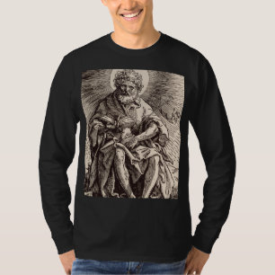 Johannes der Täufer hält das Lamm  T-Shirt