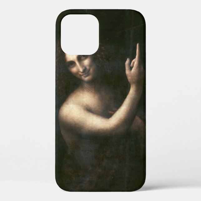 Johannes der Täufer Leonardo da Vinci Case-Mate iPhone Hülle (Rückseite)