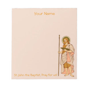 Johannes der Täufer (RLS 06) 14x15cm Notizblock