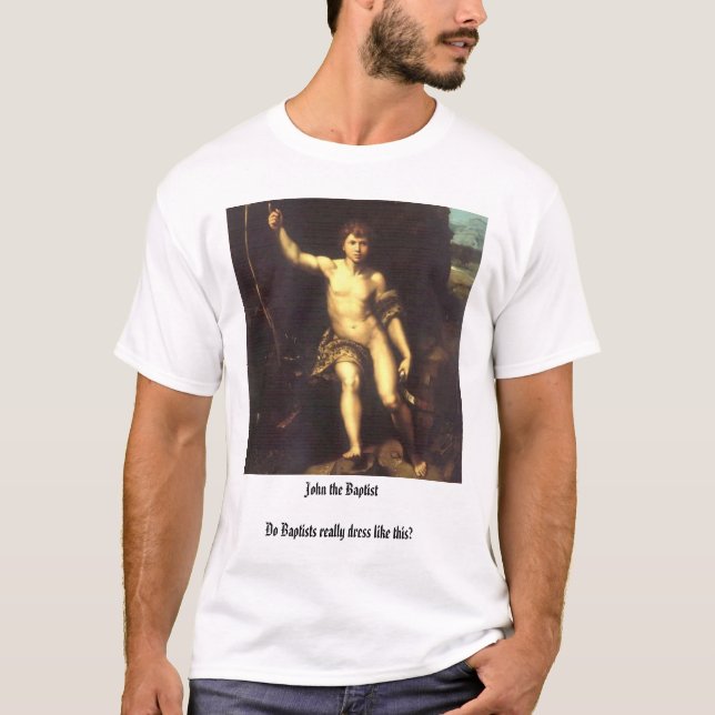 Johannes der Täufer T-Shirt (Vorderseite)