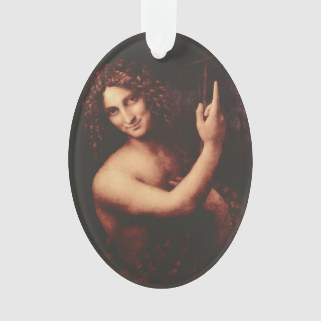 Johannes der Täufer von Leonardo da Vinci Ornament (Vorderseite)