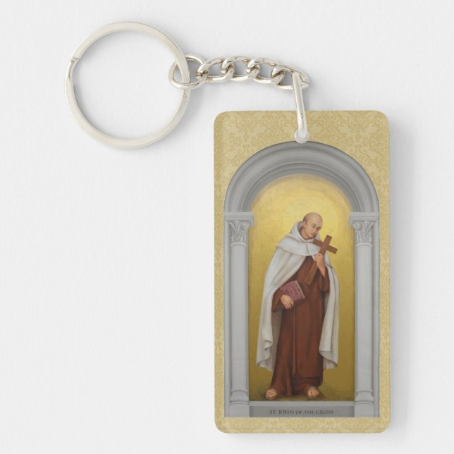 Johannes des Kreuzes Carmelite Schlüsselanhänger (Vorderseite)